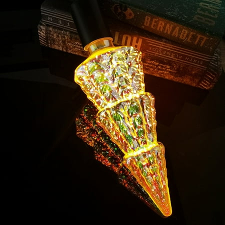 

3D Light Party Light Bulb Decorative for Living Room Bedroom Island Restaurant Bar 3D Reflection LED Light Bulb