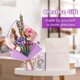 thumbnail image 4 of Kit de construcción de ramo de flores, juego de bloques de flores artificiales, juguete para adultos, colección botánica creativa para decoración del hogar, regalo de cumpleaños y San Valentín., 4 of 5
