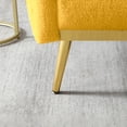thumbnail image 2 of Modern Accent Chair Upholstered Reading Sofa chair Yellow, 2 of 5