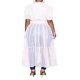 thumbnail image 4 of Robe Style Chemise pour Femmes Manches Courtes Couleur Unie Col Rabattu Patchwork Taille Robe Décontractée Simple une-Pièce Vêtements, 4 of 5