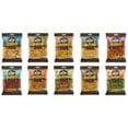 thumbnail image 1 of Gurulucky Assorted Indian Snack Combo - Pack of 10 [Chili Peanuts, Spicy Garlic Peas,Tasty Nuts, Papdi Gathiya, Star Gathiya, Fine Nylon Sev, Punjabi Mix, Mix Bhuja, Cornflakes Chewra, H.M Thick Sev], 1 of 3
