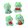 thumbnail image 3 of GROWTH TANK 4 Pieces Dragon Statue Table Sculpture Cute Desktop Ornament Car Dashboard Decor green, 3 of 9