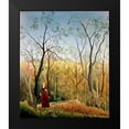 thumbnail image 2 of Rousseau, Henri 12x14 Black Modern Framed Museum Art Print Titled - A Stroll in the Woods, 2 of 5
