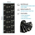 thumbnail image 2 of Schnauzer Dog Hot Yoga Mat Towel Non Slip for Hot Yoga - Quick-Drying Yoga Mat Cover with 4 Corner Pockets with Travel Bag - Hot Yoga Towel Non Slip Grip Moisture Wicking Sweat 70"x26", 2 of 6