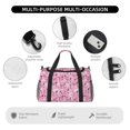 thumbnail image 4 of Disketp Cartoon Poodle Dog Bolsa de Viaje Tipo Duffle, Bolso de Mano para Fin de Semana para Mujer, Bolsa de Gimnasio Ligera para Hombre, Esencial para Viajes, 4 of 7