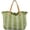 Green, variant on CoCopeaunts Retro Canvas Tote Handbag for Women Large Capacity Shopping Camping Bags Commuting Stylish Work School Bags New