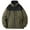 Army Green, variant on Viikei Mens Coats Outerwear Winter Mens Winter Coats Men's Fashion Winter Casual Fleece Pocket Zipper Jacket