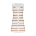 thumbnail image 5 of Ovzne Robes Grande Taille pour Femmes Rondes Robe pour Femme Robe de Vacances Printemps et Été à Boutons Col en V avec Bretelles Robe Maxi Grande Taille en Liquidation, 5 of 5
