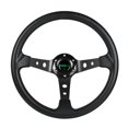 thumbnail image 1 of Volante RASTP Universal Racing de 13.8 pulgadas/350 mm, piel de vinilo, 1 of 7