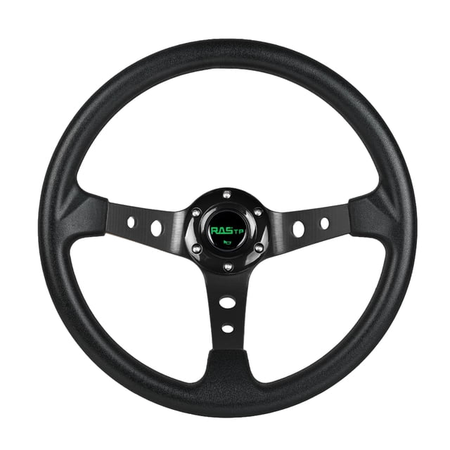 Volante RASTP Universal Racing de 13.8 pulgadas/350 mm, piel de vinilo
