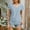 Light Blue, variant on ZZwxWA Womens Shirts, Summer Tops, Eyelet Embroidery T Shirts, Short Sleeve Scallop Trim Tee, Women Blouses Dressy Casual