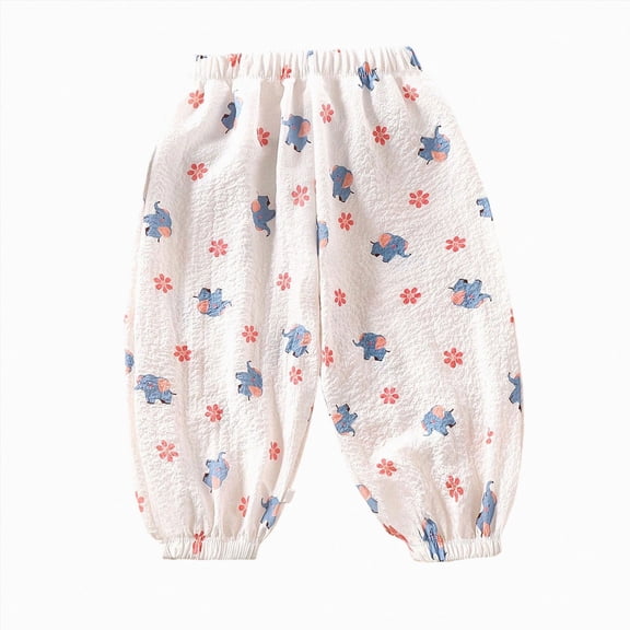larppty Toddler Girls Long Harem Pants Baby Baggy Trousers Bloomers