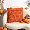 thumbnail image 4 of Pumpkin Throw Pillow 18 X 18 Inch Orange Plush Fall Decorative Pillow for Autumn Harvest Thanksgiving Home Couch Bedroom Living Room Decor, 4 of 8