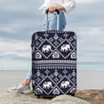 thumbnail image 7 of Haiem elephants Pattern Luggage Cover Printed Suitcase Covers for Luggage Elastic Washable Suitcase Protector Fits 18-32 Inch Luggage-Small, 7 of 7