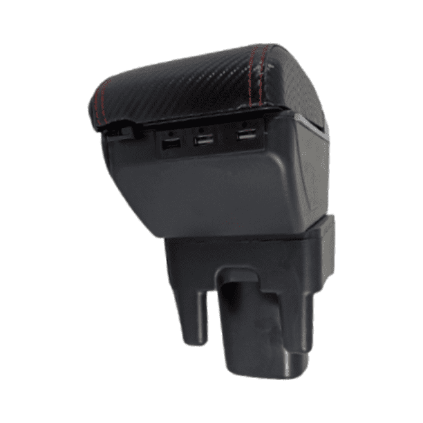 Descansabrazos TSIKA-SL para Toyota Avanza 2005-2012 7 puertos USB costura negra Modelo FC