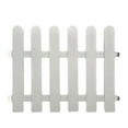 thumbnail image 2 of Darzheoy White Plastic Garden Fence Picket Fence Edging for Lawnss Flower Beds Plant Borders Decorative Yard Outdoor Landscapes Modern Durables Easy Install, White-A, 2 of 6