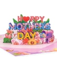 thumbnail image 3 of Mothers Day Popup Card,3D Flowers Popup Birthday Cards with Envelope and Removable Note for Women Girls Grandmother, 3 of 9