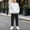 Black, variant on Boys Tracksuits Spring Fall Basic Kids Matching Sweatsuit, Plain Crew Neck Pullover Top Side Pocket Jogger Sweatpants Two Piece Set for Big Boys Girls Daily Playwear Blue-A