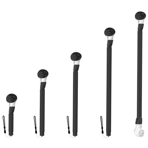 VR Game Controller Accessories, VR Long Arms Grips for Meta Quest 3 Beat Saber Golf Club Baseball-Black
