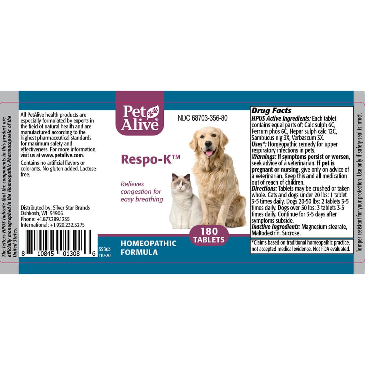 Pet Alive RespoCough Protect ComboPack for Pets
