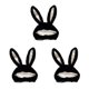 thumbnail image 1 of Cateissary Cotton Bunny Ears Hood Hat for Selfie 21.65x11.02inch Christmas Type1 NO1, 1 of 6