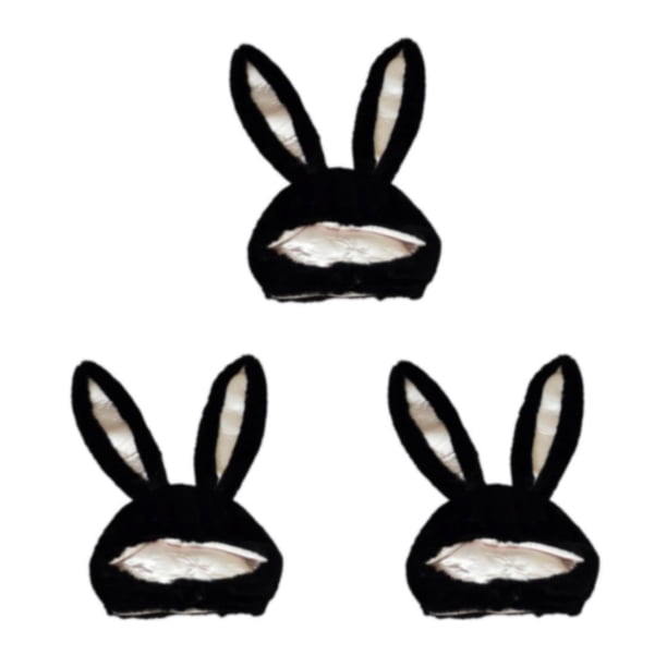 Cateissary Cotton Bunny Ears Hood Hat for Selfie 21.65x11.02inch Christmas Type1 NO1