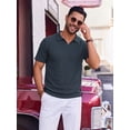 thumbnail image 3 of RICHCOIN Polo Shirts for Men Short Sleeve Classic Collared Casual Knit Golf T Shirt Summer Tops, 3 of 7