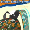 thumbnail image 5 of 17 Inch Lightweight Backpack,PVC Waterproof Oxford Fabric, Ergonomically Designed, with Large Capacity, Camouflage Print, 5 of 5