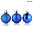 thumbnail image 1 of 24pcs Christmas Ball Christmas Tree Decoration Ornaments For Home Decor, 1 of 4