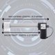 thumbnail image 3 of VEVOR AP-A88 Kit de reemplazo de motor reclinable electrico Motor DC 21 "Stroke Okin Power Recliner Motor Actuador lineal para sofá electrico Silla de masaje Sillas reclinables Motor, 3 of 8