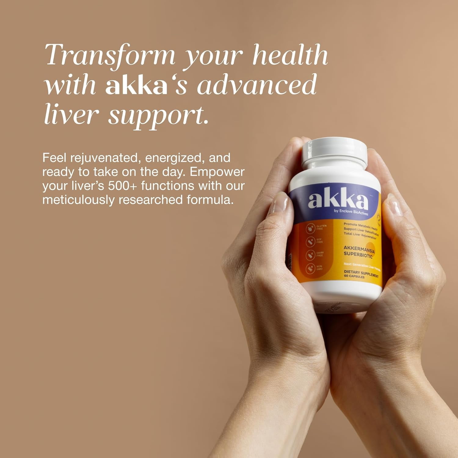 AKKA - Akkermansia Probiotic Liver Cleanse Detox & Repair - Liver Health