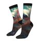 thumbnail image 1 of Balery Cute Flower Chihuahua Puppy Calcetas Largas con Estampado para Hombre y Mujer – Suaves y Transpirables, Talla Única (US 5-11), 1 of 6