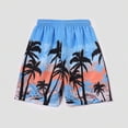 thumbnail image 5 of Xuhomer Summer Swim Trunks for Boys Teens Printed Drawstring Elastic Waist Beach Shorts Vacation Casual Loose Bathing Suit 8-13T, 5 of 8