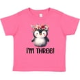 thumbnail image 3 of Inktastic 3rd Birthday Penguin 3 Year Old Girl Girls Toddler T-Shirt, 3 of 5