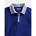 thumbnail image 2 of Weekend Academy Girls Double Ruffle French Terry Rugby Dress, Sizes 4-18, 2 of 3