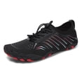 thumbnail image 3 of lnmuld Men Women Barefoot Shoes Breathable Mesh Shoes for Water Yoga Fitness Hiking Color:Black,Size:8.5, 3 of 5