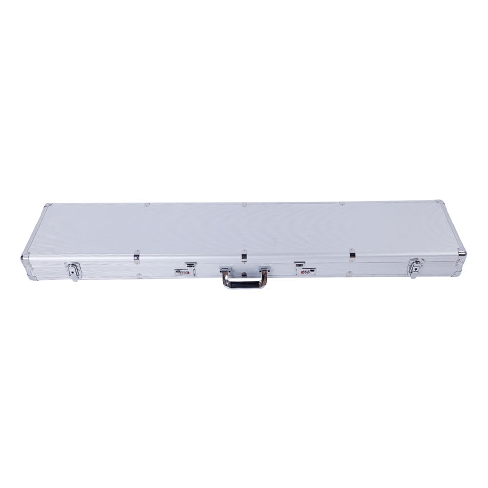 Ktaxon 53" Rifle Gun Case, Aluminum Long Gun Hard Case, Portable Locking Shotgun Storage Box, with Combination Lock