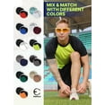 thumbnail image 7 of Essenclo Mens Clothing Sets Tagless Loose Athletic Performance Crew Neck T-Shirt and Short Outfits Size S-3X (4 Piece Set) - Set-1 - 2X, 7 of 7