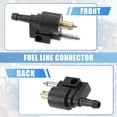 thumbnail image 6 of Unique Bargains 3pcs 6mm Fuel Connector Pipe Joint for Yamaha Outboard Motor Fuel Tank Hose 6Y1-24305-06 6G1-24304-10, 6 of 7