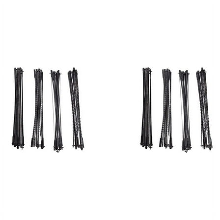 24Pcs 5 Inch Pinned Scroll Saw Blades TPI 10/15/18/24 Tools Accessories for Woodworking for DIYers