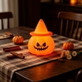 thumbnail image 2 of Halloween Pumpkin Decor LED Light-Up Halloween Pumpkin, Halloween Decorations, Indoor Halloween Decoration, Light Up Pumpkin, 2 of 6