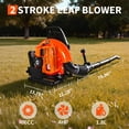 thumbnail image 3 of Backpack Leaf Blower - High Air Volume Blowing Tool, Quiet Leaf Blower for Garden, Outdoor, Yard, 3 of 9