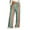 Orange, variant on Jgppe Womens Loose Trousers Trendy Stripe Drawstring Waist Straight Leg Casual Pants with Pockets