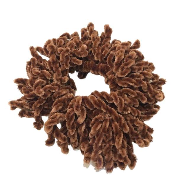 Sonducket Cuerda elástica para el pelo, anillo para el pelo, diadema reutilizable multicolor, aro de felpa duradero lavable, tocado portátil Accesorio para el cabello Marrón Sonducket AP012778-04