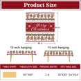 thumbnail image 5 of Nappe Carrée Bonhomme en Pain d'Épice de Noël 60 x 60 Pouces, Nappe Décorative de Noël Menthe Poivrée Bonbon Houx Baies Rouges, Housse de Table de Salle à Manger, Décoration de Souper, Fête et Pique-Nique pour l'Hiver, 5 of 5