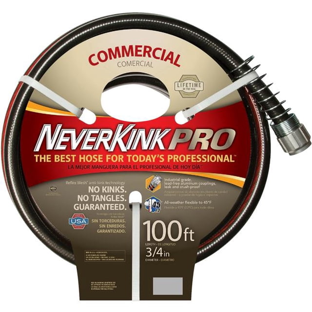 Teknor-Apex Neverkink Xtreme Performance 0.75” x 100’ Heavy Duty Farm & Ranch Hose