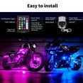 thumbnail image 3 of 1-drag-16 Motorcycle Light Ambient Colorful Lights Motorbike Lamp Replaced Part Repairing Maintenance Accessory, 3 of 9