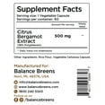 thumbnail image 7 of Citrus Bergamot 500mg - Revitalize Your Heart Health - Advanced Bergamot Supplement for Metabolism & Cholesterol Health - 60 Vegan Capsules by Balance Breens, 7 of 7