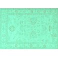 thumbnail image 1 of Ahgly Company Indoor Rectangle Persian Turquoise Blue Traditional Area Rugs, 3' x 5', 1 of 4