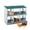 Green-1, variant on The Sanctuary Metal Nesting Boxes for Chicken, Foldable Design, For Backyard, Green, Everyday Style, Quality Details, Easy Living